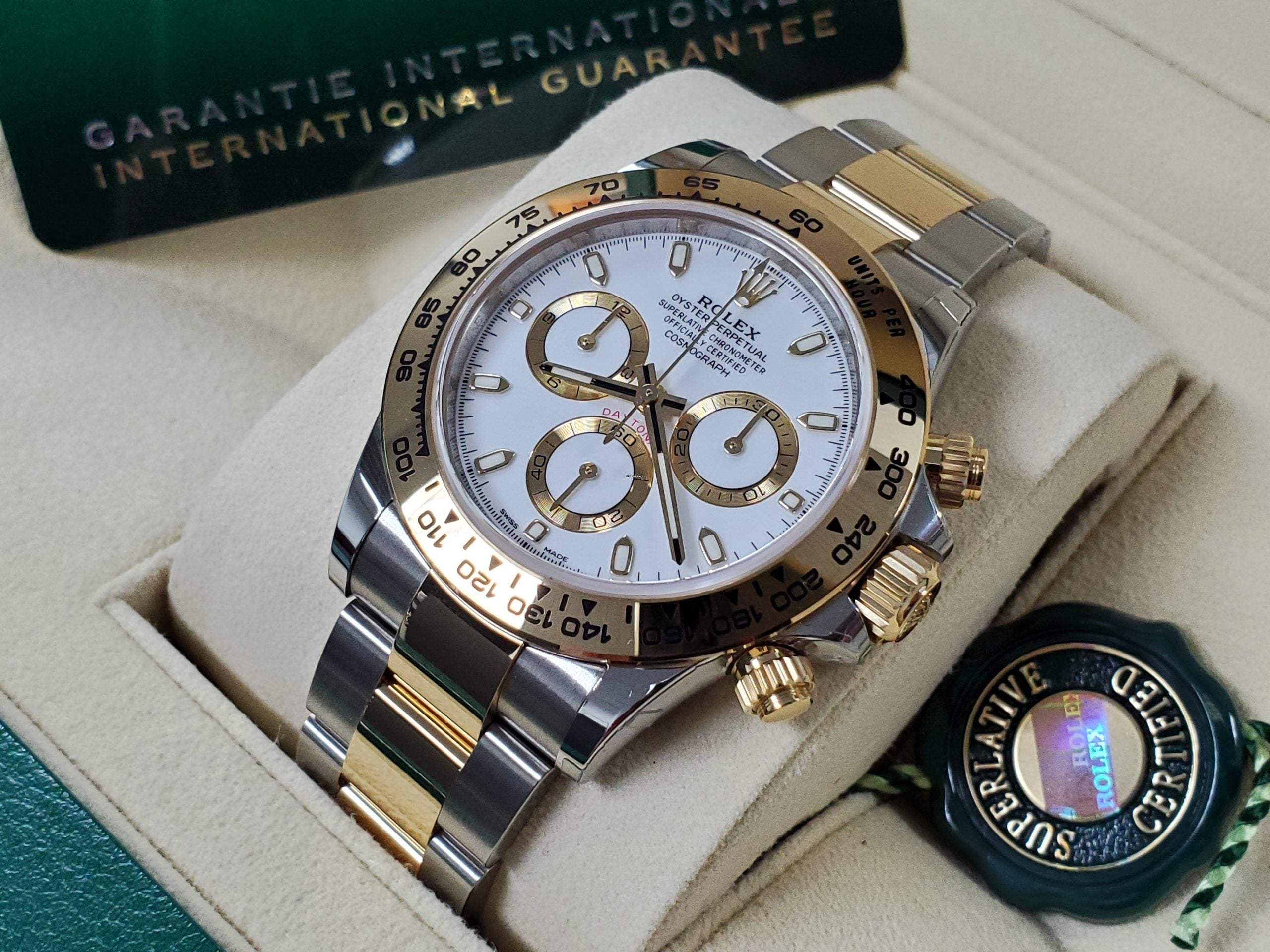 RLX Daytona Stainless Steel Yellow Gold