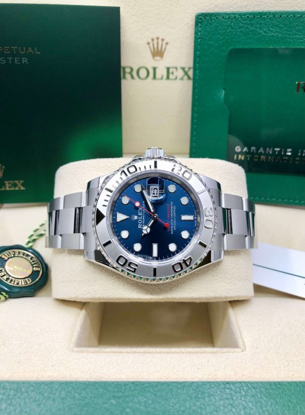 RLX Yacht-Master Stainless Steel & Platinum Blue Cadran