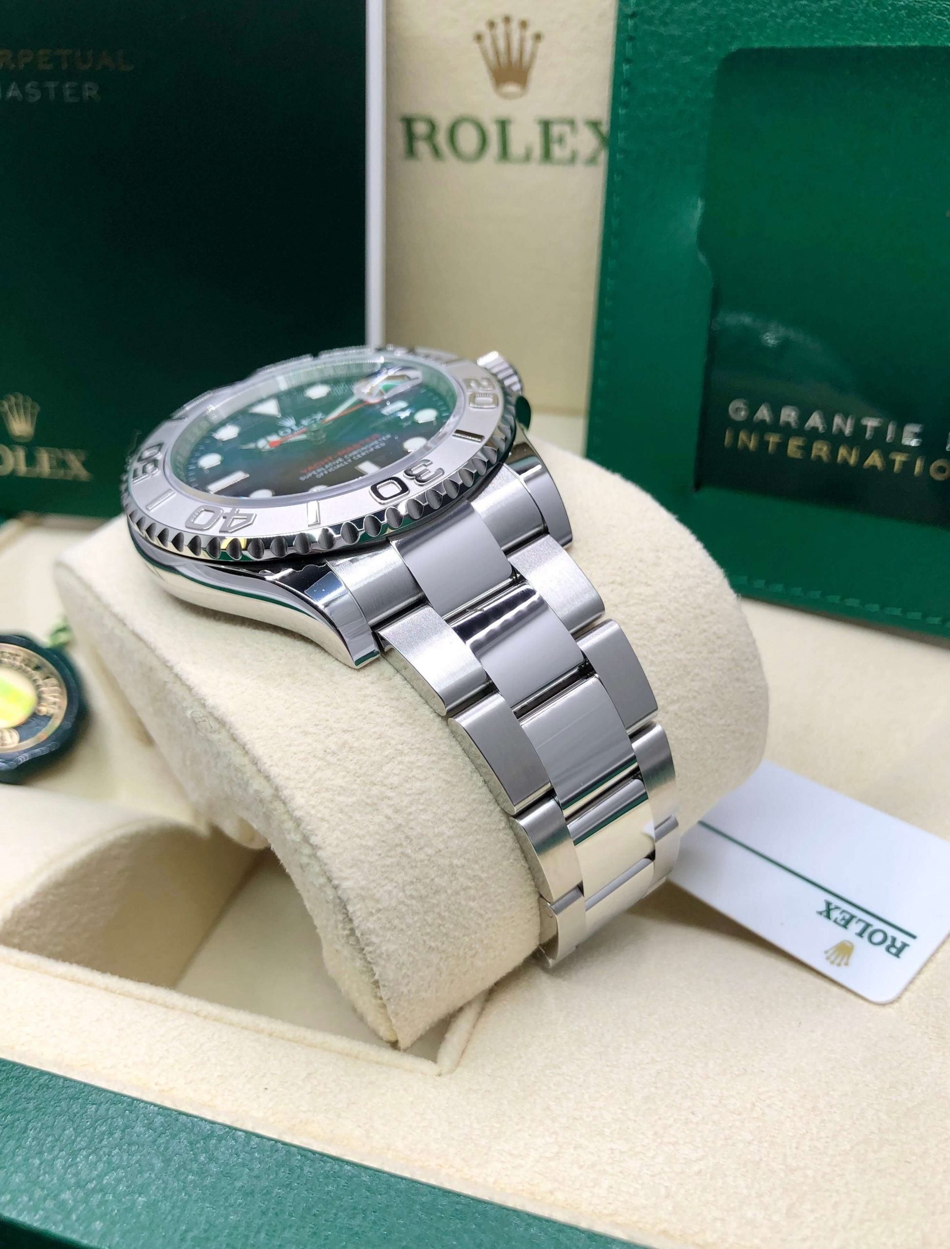 RLX Yacht-Master Stainless Steel & Platinum Blue Cadran