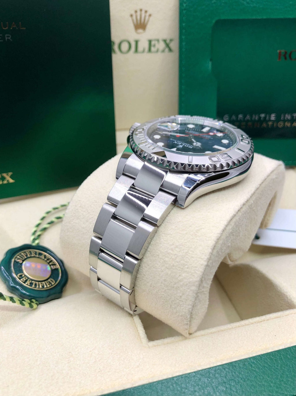 RLX Yacht-Master Stainless Steel & Platinum Blue Cadran