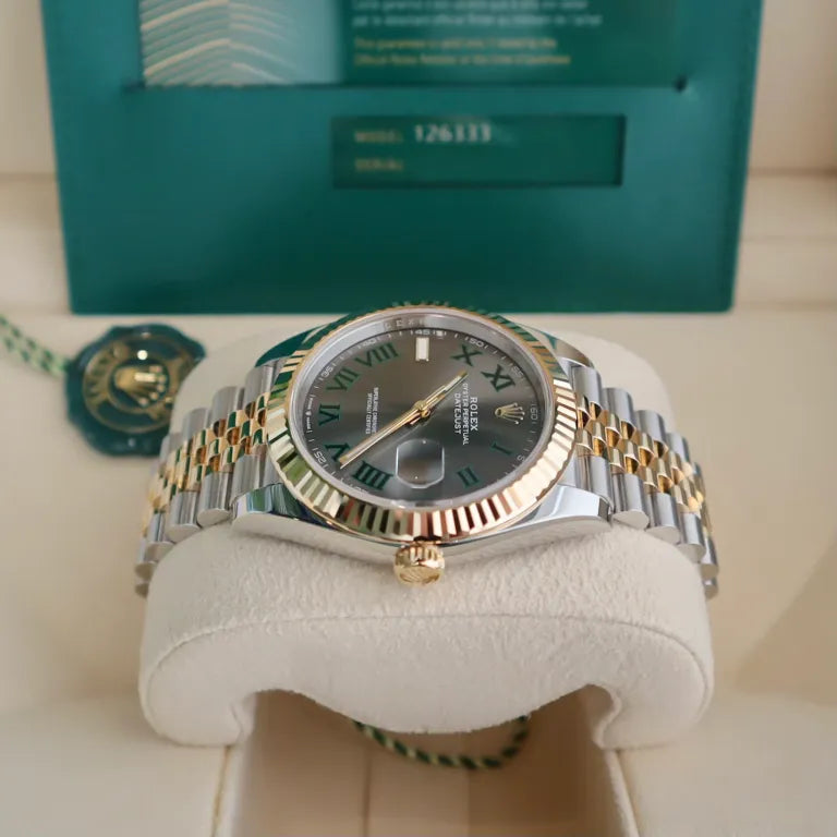 RLX Datejust 41 ‘Wimbledon’ Dial Two-Tone Jubilee