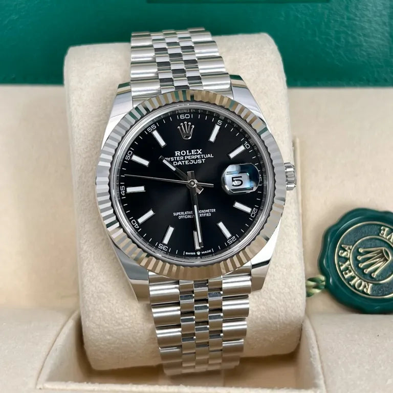 Datejust Noir Stick Dial Oyster
