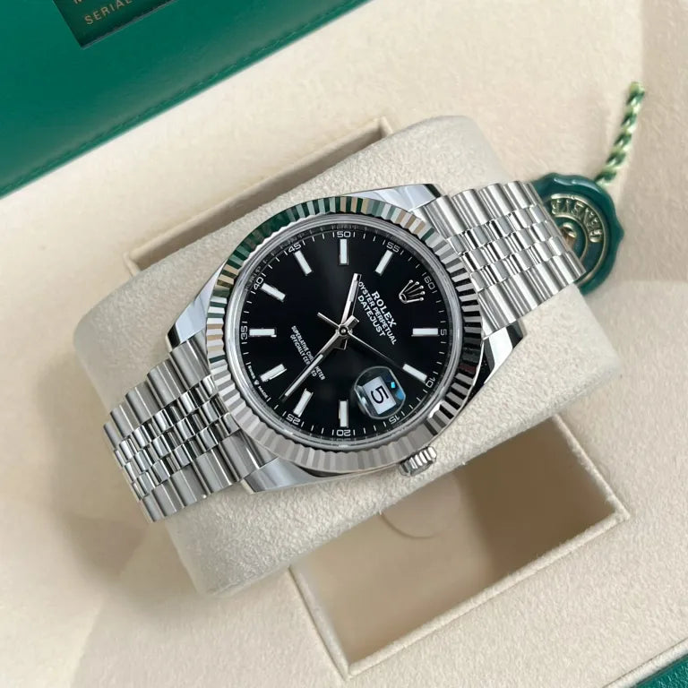 Datejust Noir Stick Dial Oyster