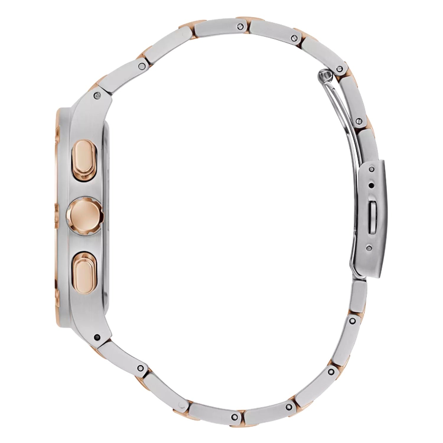 Montre Guess GW0572G4 pour homme Couleur du boîtier 2 tons - Bracelet en acier inoxydable de forme carrée