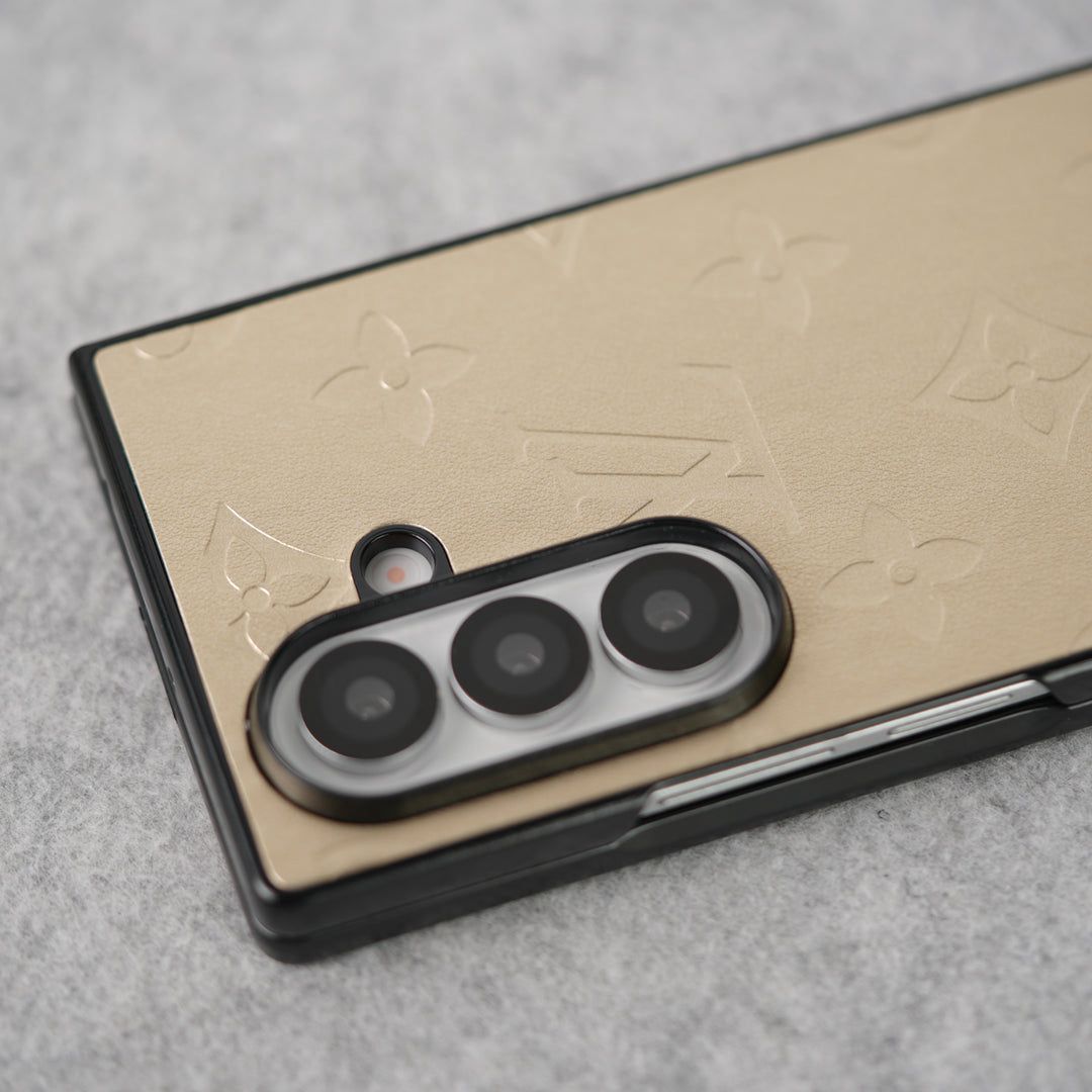 Luxury Embossed Leather Case