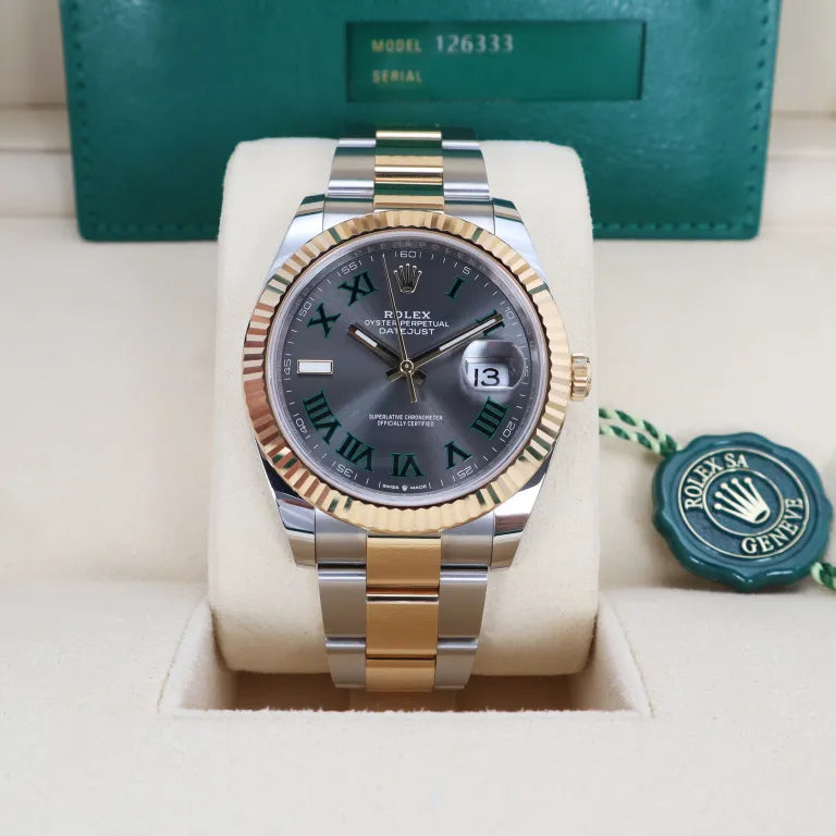Datejust 41 ‘Wimbledon’ Dial Two-Tone Oyster