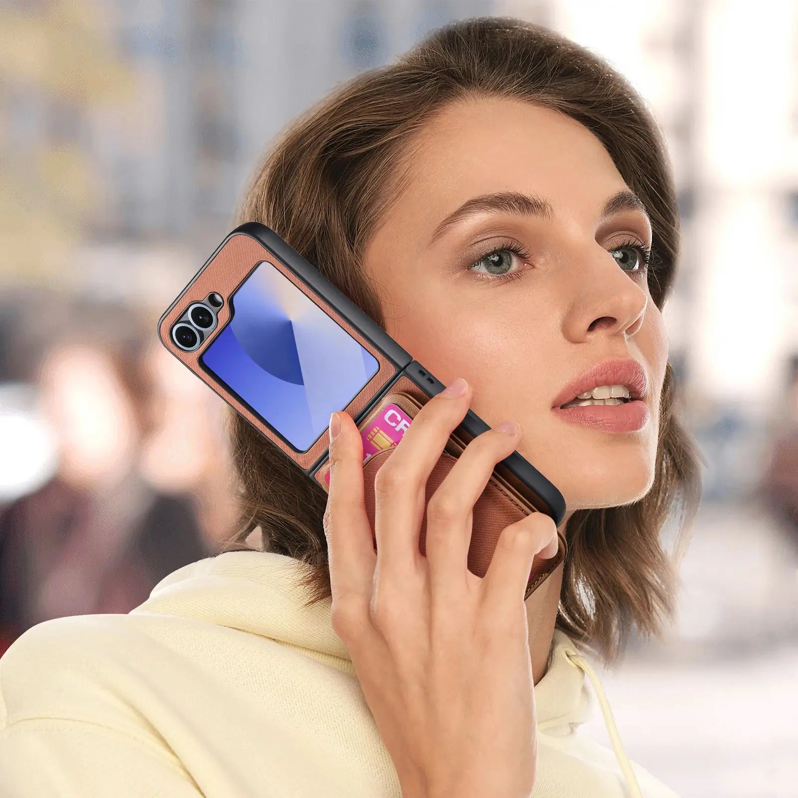 Samsung Z Flip Detachable Wallet Case