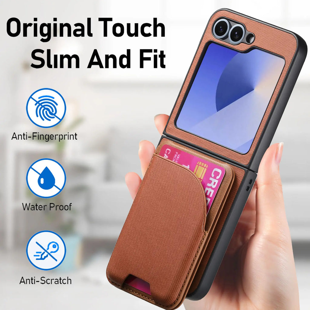 Samsung Z Flip Detachable Wallet Case