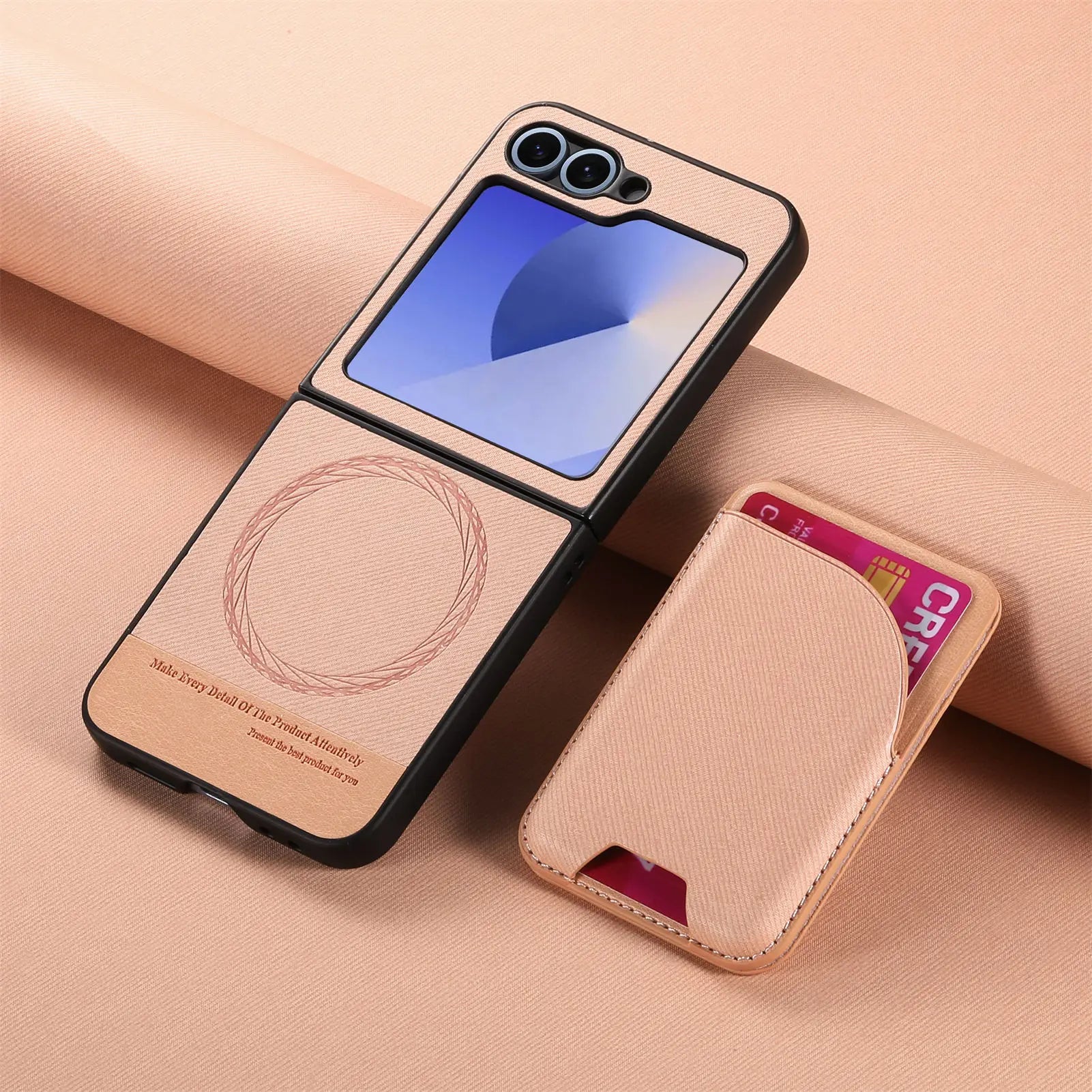 Samsung Z Flip Detachable Wallet Case