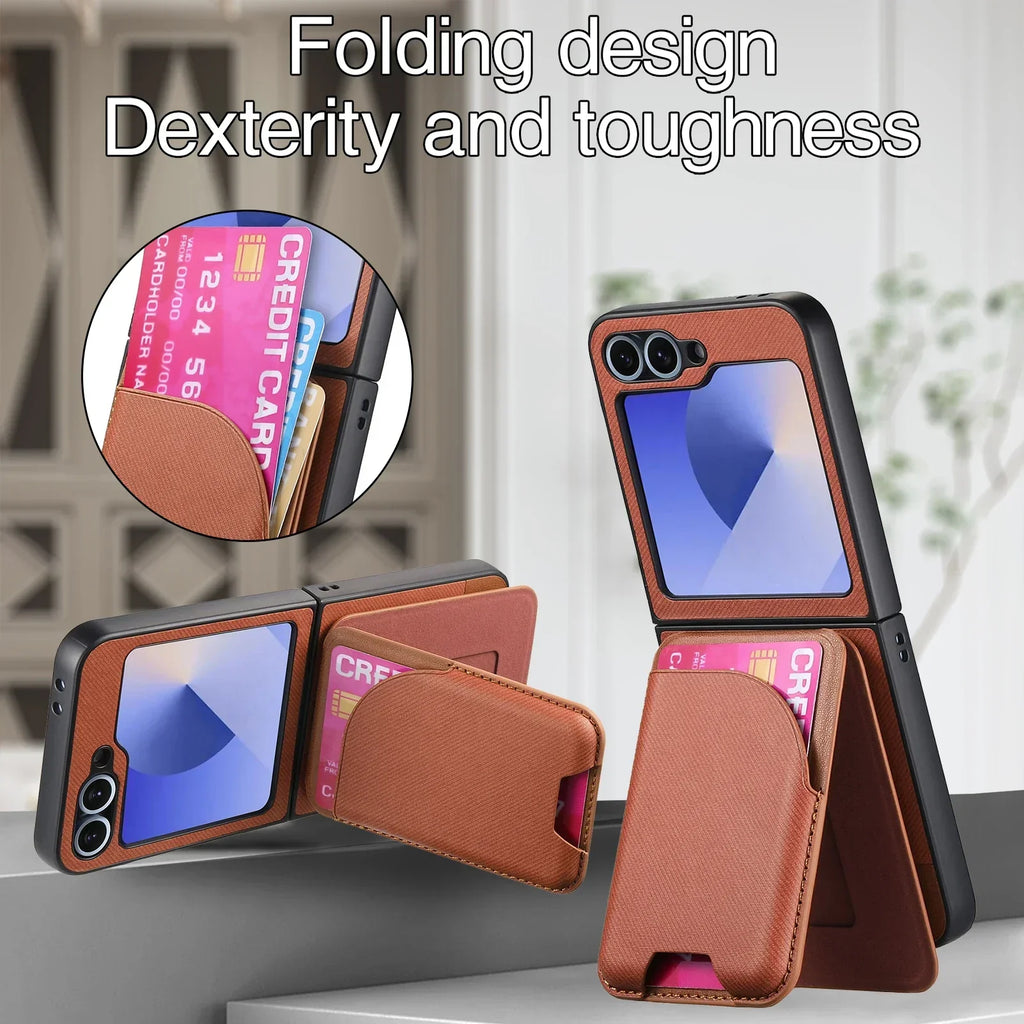 Samsung Z Flip Detachable Wallet Case