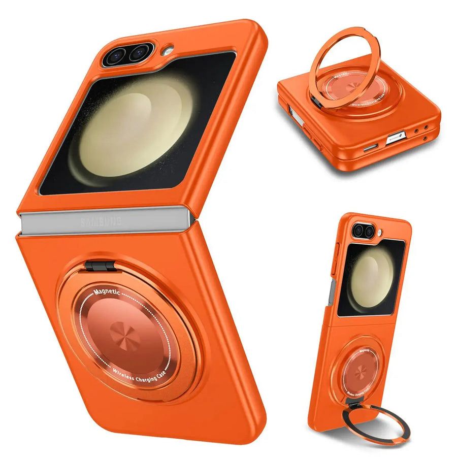 Magnetic Ring Stand Case Z Flip