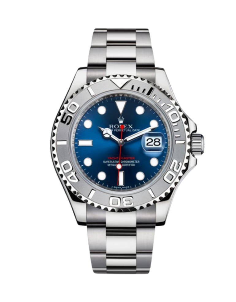 RLX Yacht-Master Stainless Steel & Platinum Blue Cadran