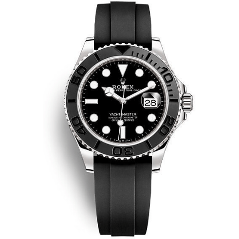 Yacht Master Caoutchouc Noir