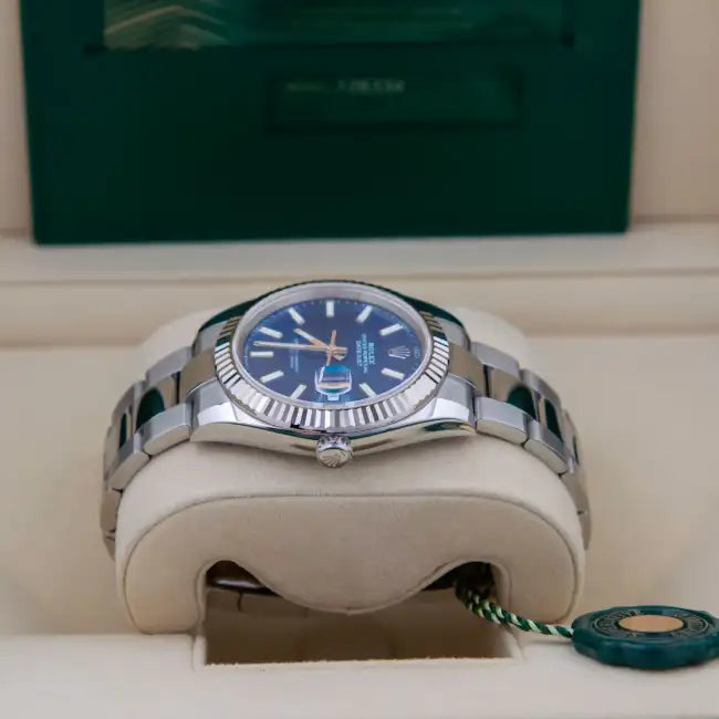 Datejust 41 ‘Blue Index’ Dial Oyster