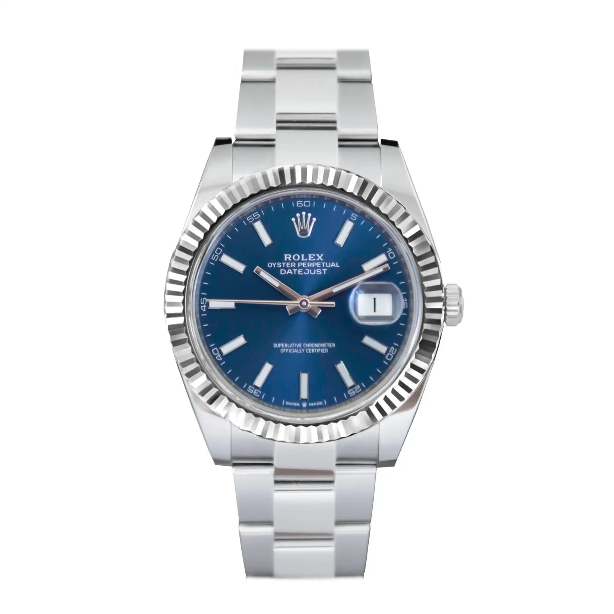 Datejust 41 ‘Blue Index’ Dial Oyster