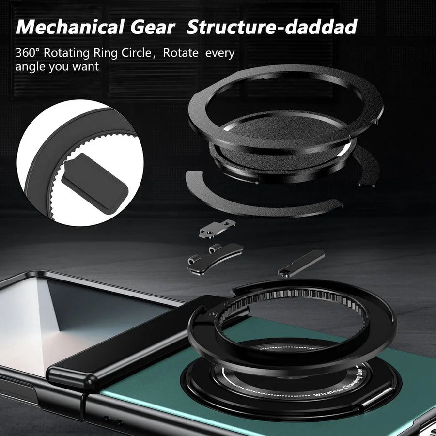 Magnetic Ring Stand Case Z Flip