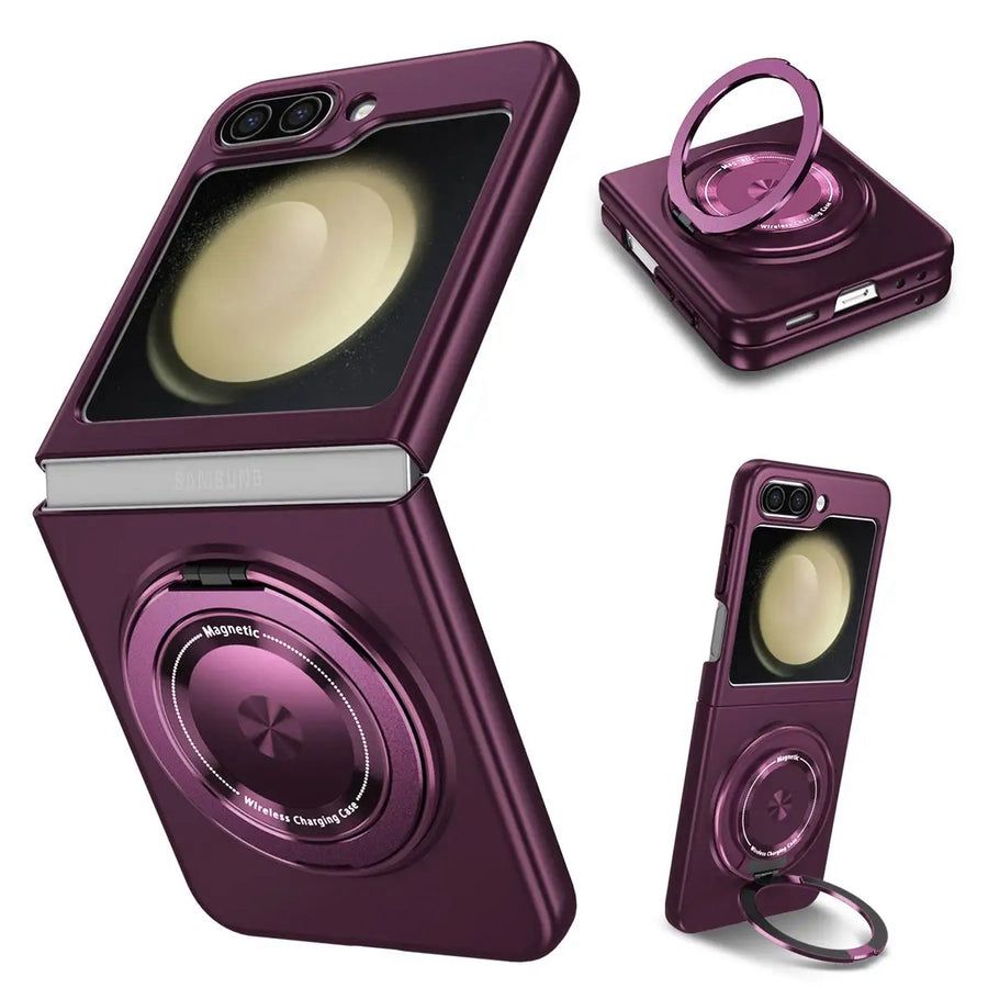 Magnetic Ring Stand Case Z Flip