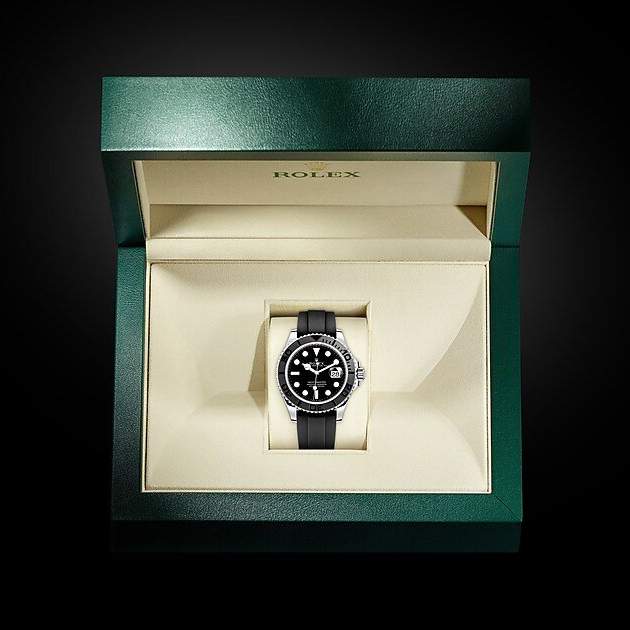 Yacht Master Caoutchouc Noir