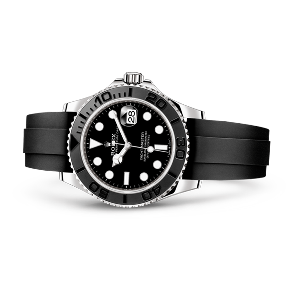 Yacht Master Caoutchouc Noir