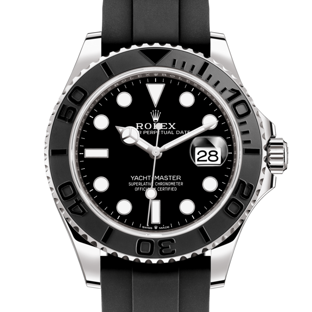 Yacht Master Caoutchouc Noir