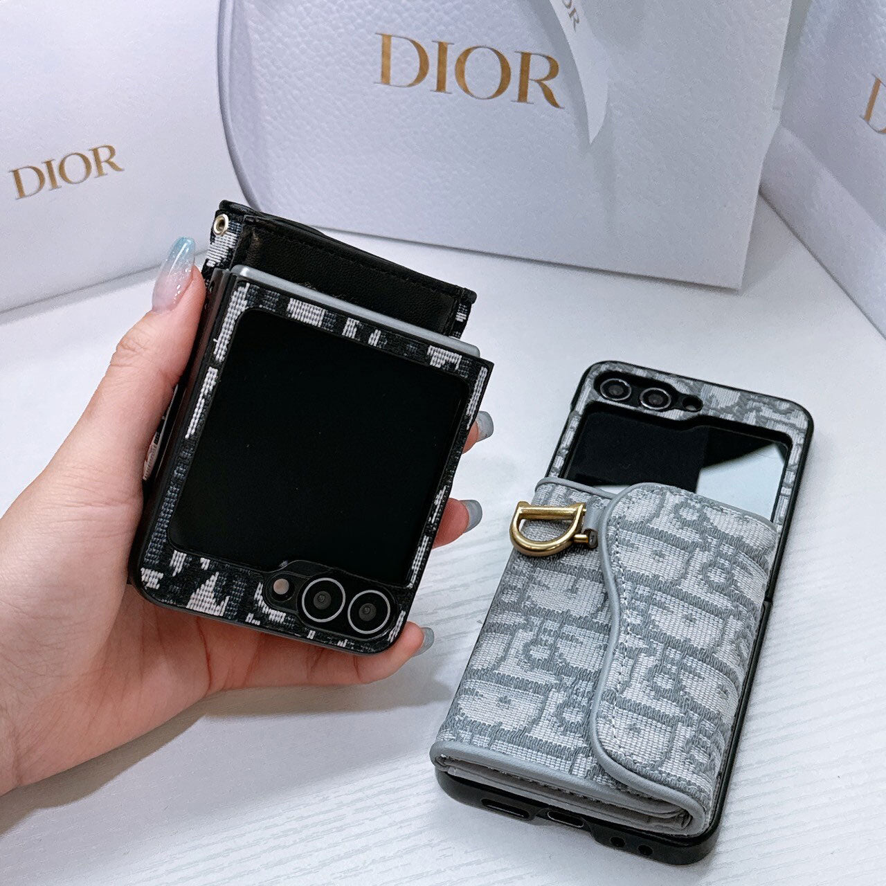 Z Flip Luxury Crossbody Case