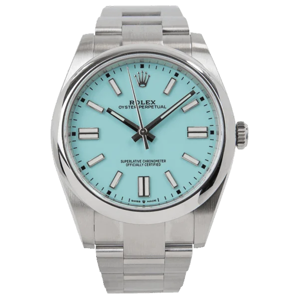 Oyster Perpetual Tiffany Blue Dial 124300 41 mm