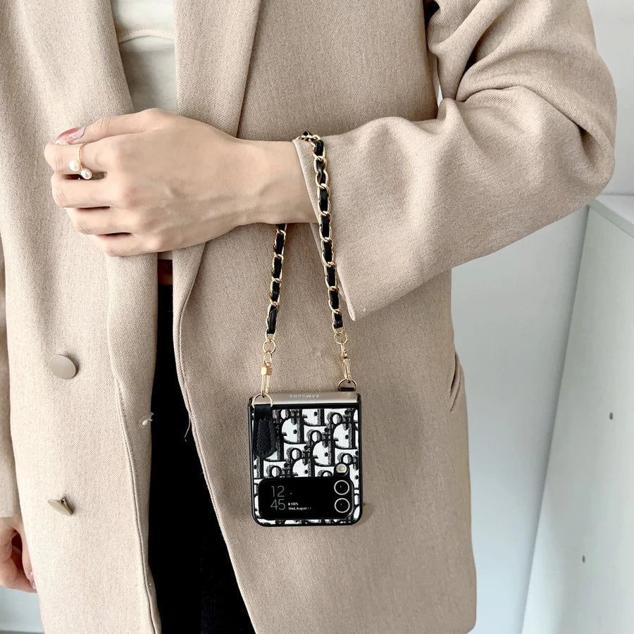 Luxury Crossbody Chain Case-Elegant Pattern
